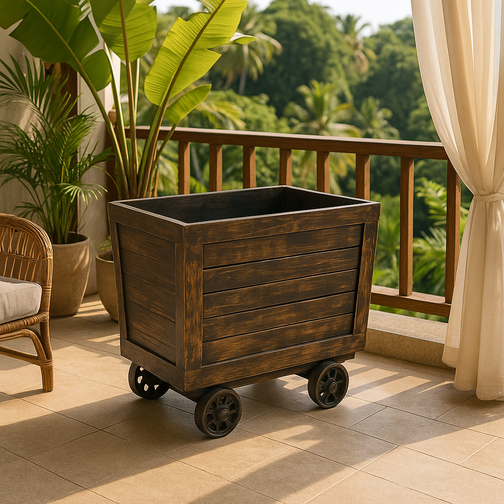 Teak Mining Wagon