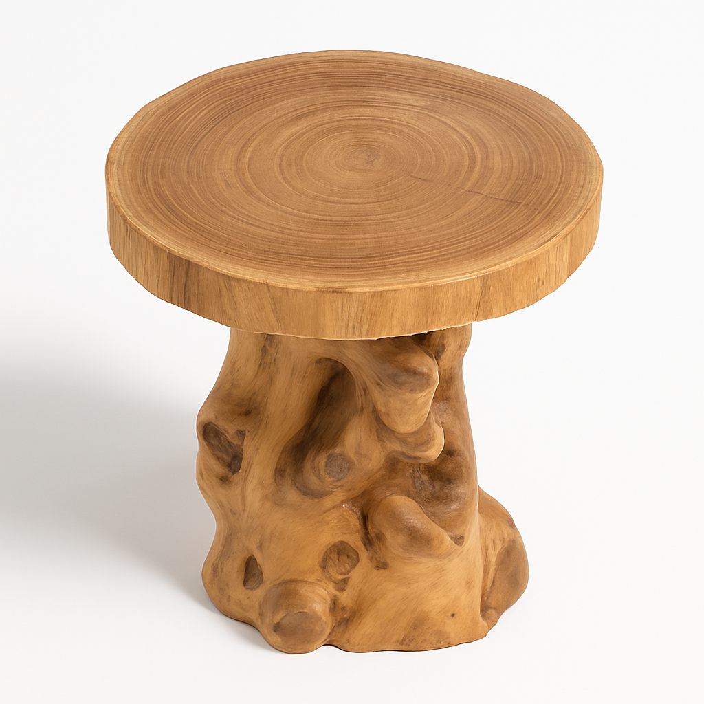 Organic Root Teak Side Table