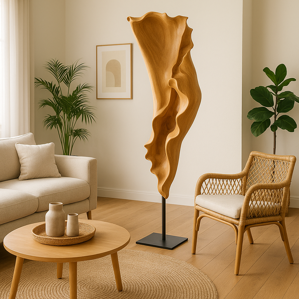 Aurelia Round Teak Root Sculpture