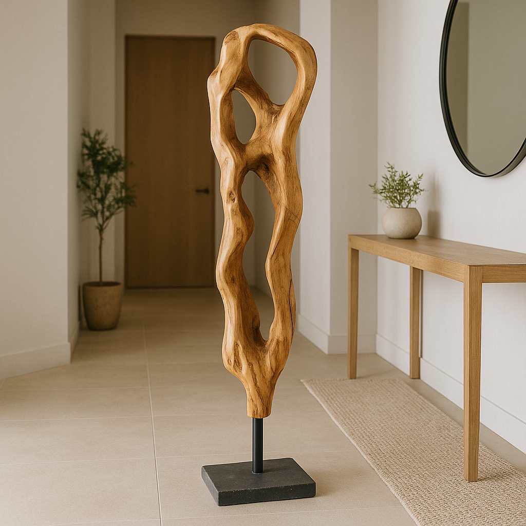 Solaro Carved Teak Root Sculpture